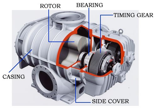 ROTARY BLOWER / VACUUM PUMP TYPE "ARJ"