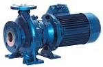 Monoblock monostage centrifugal pumps with closed impeller